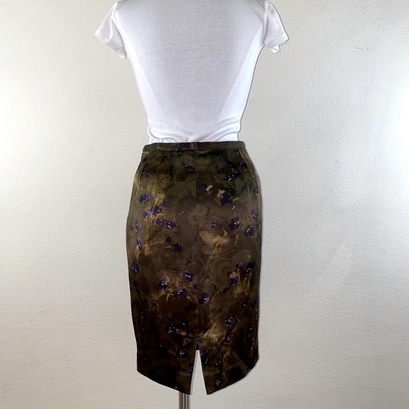 Michael Kors Collection Italy Silk & Wool Pencil Skirt - Picture 11 of 15